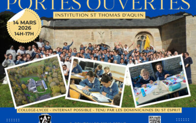 Portes ouvertes institution Saint Thomas d&rsquo;Aquin – Poncalec