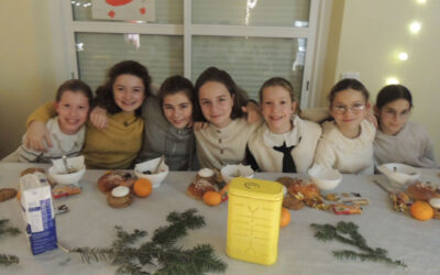 Dîner et veillée de Noël la veille des vacances