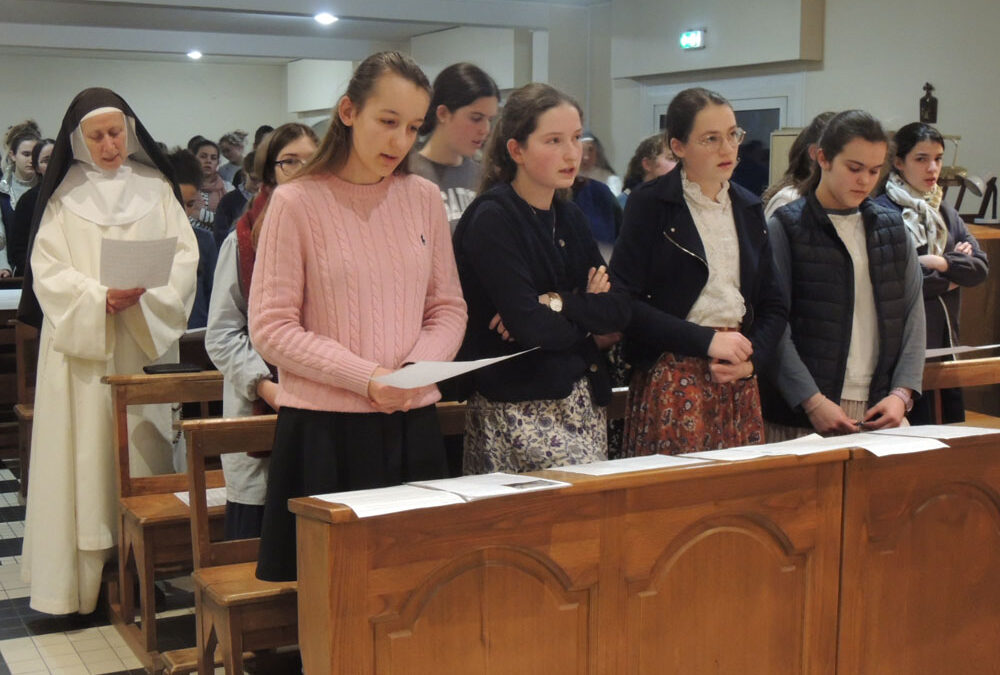 Scrutins d’une catéchumène de notre école