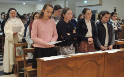 Scrutins d’une catéchumène de notre école